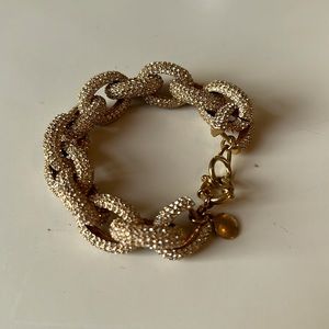 Chunky Retro Jcrew Pave Rhinestone Bracelet